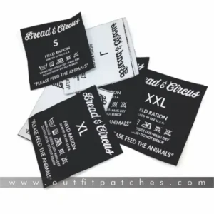 Woven Size Tags