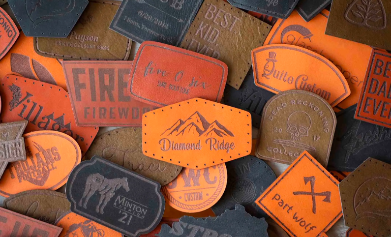 Where to Buy Custom Embroidered Patches 5 Custom Leather Patches